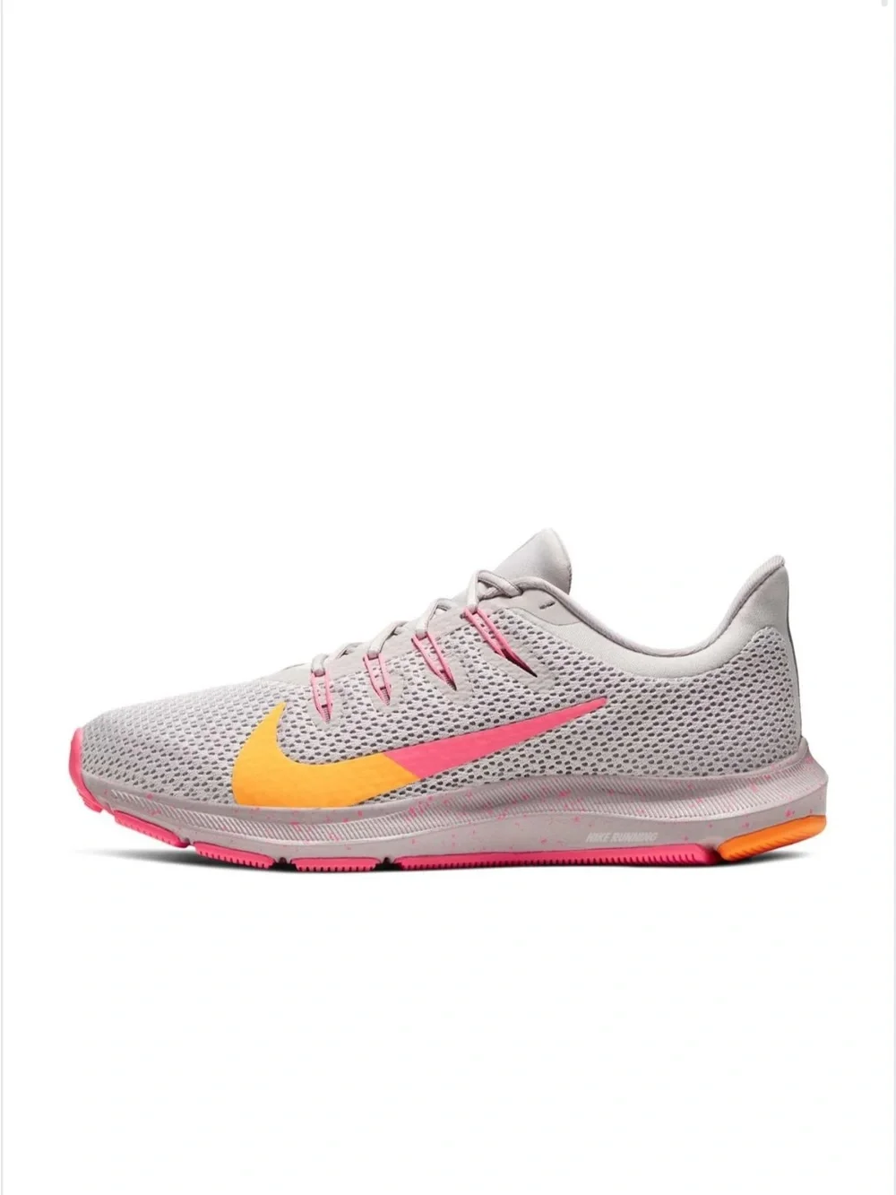 Nike Quest 2 Vast Grey Digital Pink Women’s Running Shoes Size 7.5